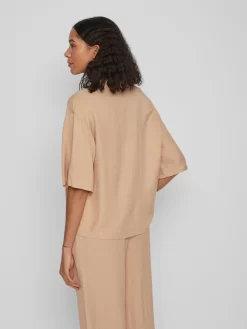 Vila Blouses Met Korte Mouw Blouse Dames Beige 9 Vila Blouses Met Korte Mouw Blouse Dames Beige -Vila 618f12f666ce22c32f48c627f96e1691 scaled