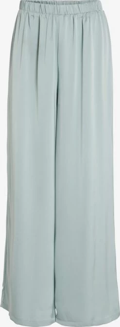 Vila Pantalons Wide Leg Broek Clair Dames Pastelgroen
