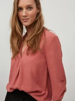 Blouses Met Korte Mouw Blouse Dames Pink -Vila 61a7c47385fffe86092b9f40cdc9b3af