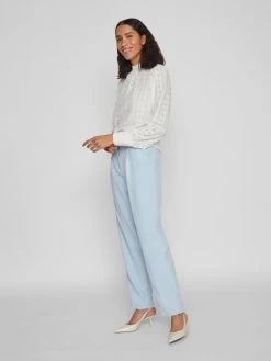 Vila Kanten Blouses Blouse Vera Dames Wit -Vila 626d0c87e4512483f094d7a6d18569ec