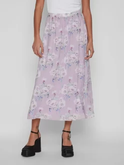 Vila Maxi Rokken Rok Ingrid Dames Pastellila -Vila 62839318250061910ff49c3c0748ae69 scaled