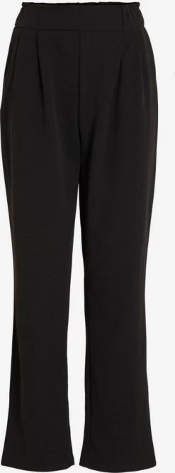 Vila Bandplooibroeken Regular Bandplooibroek Dames Zwart