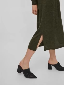 Vila Gebreide Jurken Gebreide Jurk Award Dames Donkergroen 9 Vila Gebreide Jurken Gebreide Jurk Award Dames Donkergroen -Vila 63f186815c465fd8073a3b687f7e1d4c