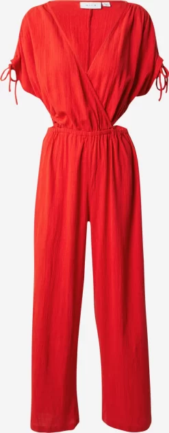 Vila Lange Jumpsuits Jumpsuit ASTA Dames Lichtrood