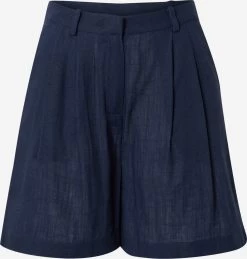 Shorts Wide Leg Bandplooibroek FIONA Dames Navy