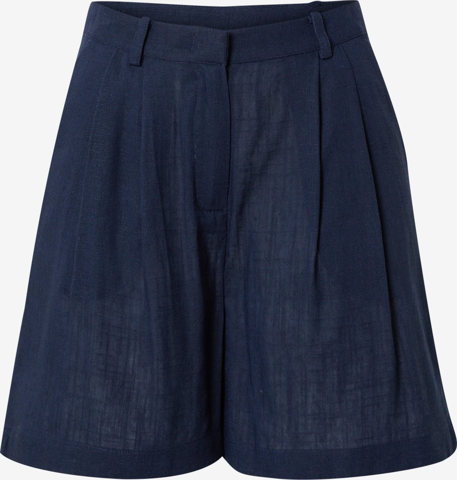 Shorts Wide Leg Bandplooibroek FIONA Dames Navy 1 Shorts Wide Leg Bandplooibroek FIONA Dames Navy
