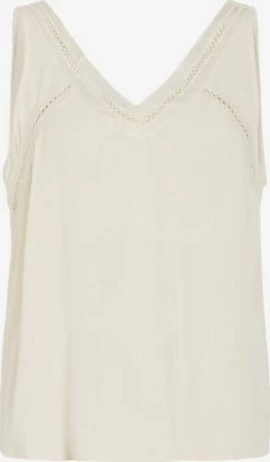 Vila Tanktops Top Dames Crème