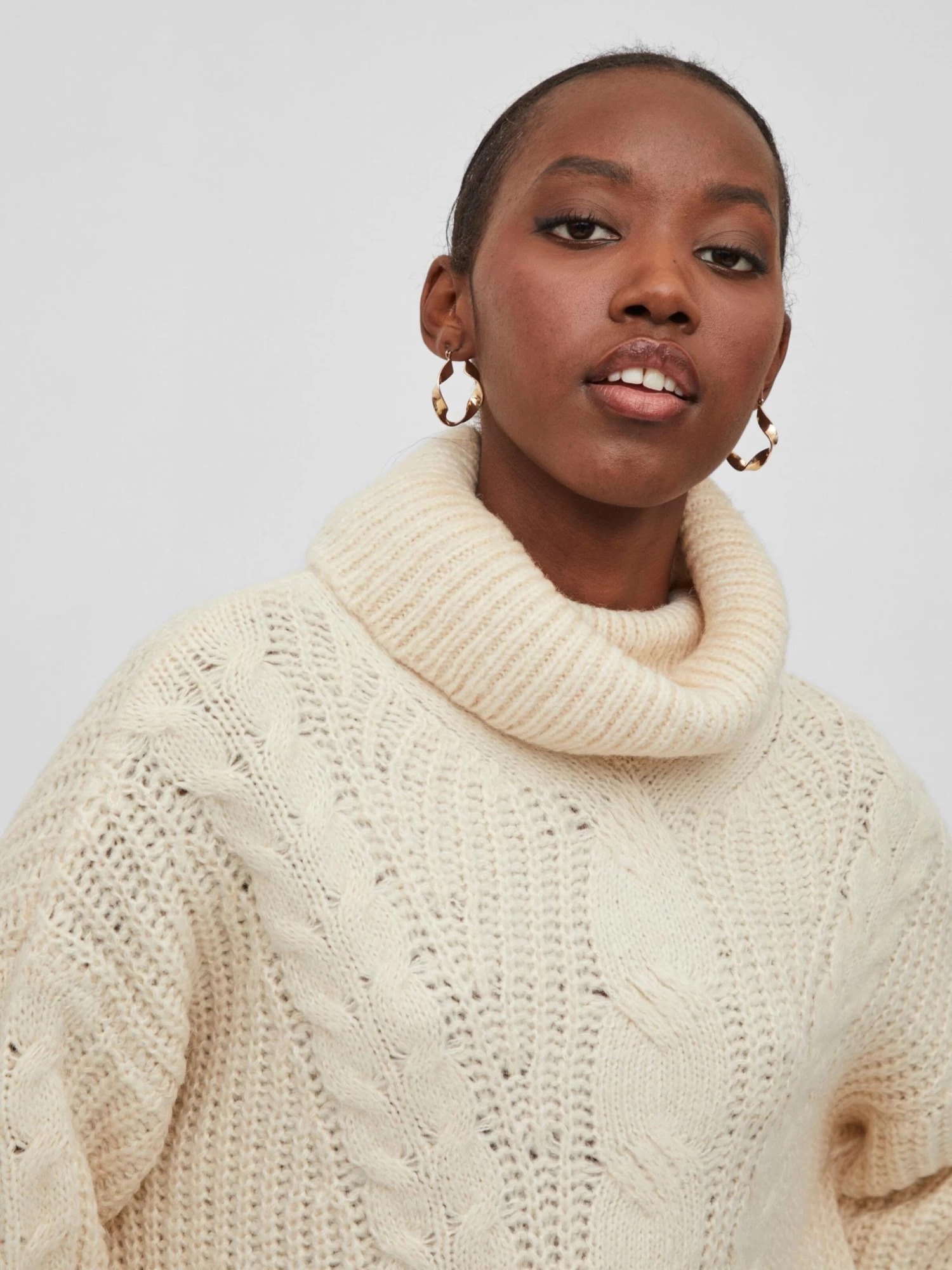 Vila Coltruien Oversized Trui TRIPS Dames Beige 7 Vila Coltruien Oversized Trui TRIPS Dames Beige - Afbeelding 7