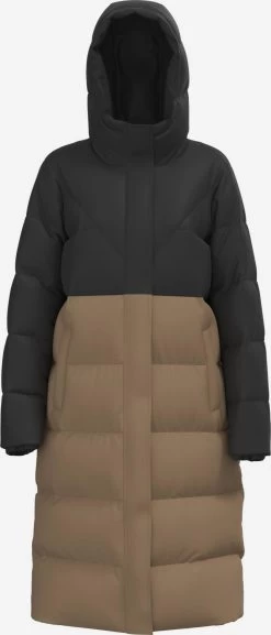 Vila Wintermantels Wintermantel Tate Dames Lichtbruin / Zwart