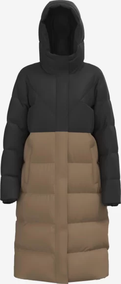 Vila Wintermantels Wintermantel Tate Dames Lichtbruin / Zwart