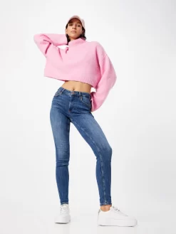 Vila Jeans Skinny Jeans Sarah Dames Blauw -Vila 66022fee364721d60afb852e14c90cfc scaled