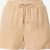 Vila Shorts Regular Broek Dames Beige