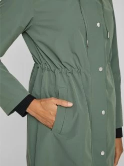 Vila Parkas Tussenparka Deser Dames Donkergroen -Vila 669d348b38ebe963768ad9ab05cf87d6