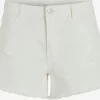 Vila Denim Shorts Regular Jeans Festia Dames Wit