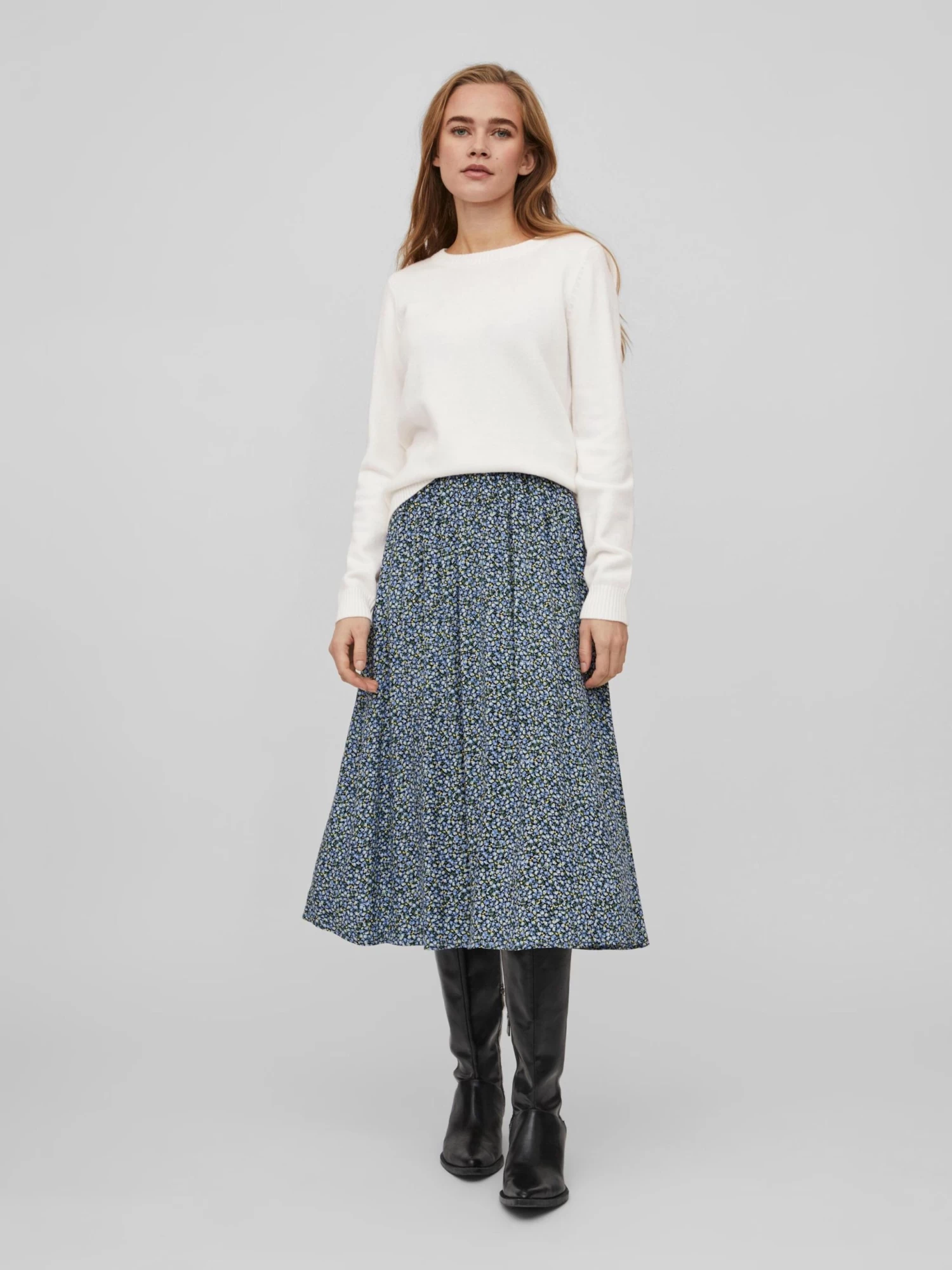 Basic Truien Trui Ril Dames Wit 4 Basic Truien Trui Ril Dames Wit - Afbeelding 4