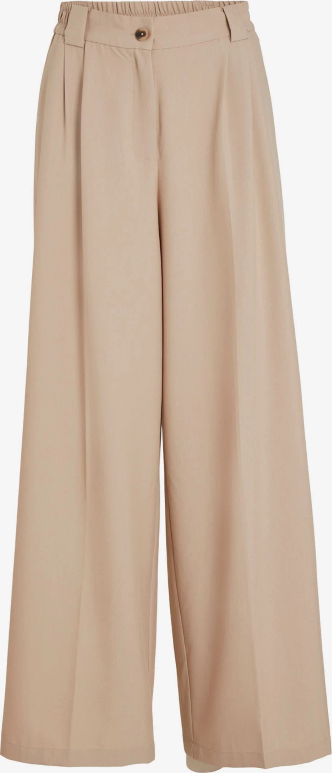 Vila Palazzo Broeken Wide Leg Pantalon Fine Dames Lichtbeige 1 Vila Palazzo Broeken Wide Leg Pantalon Fine Dames Lichtbeige