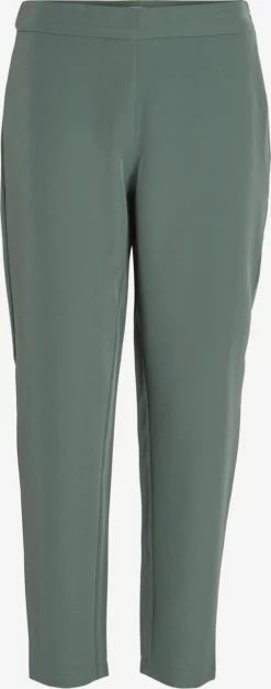 Vila Pantalons Regular Broek Carrier Dames Jade Groen
