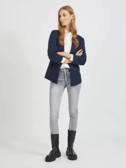 Vila Klassieke Blazers Blazers Viher Dames Navy 9 Vila Klassieke Blazers Blazers Viher Dames Navy -Vila 680a6d0ba25f3412826a07247f149cad scaled