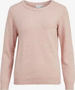 Vila Fijngebreide Truien Trui Ril Dames Rosa
