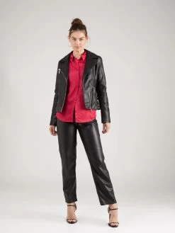 Vila Overhemden Blouse Dames Framboos -Vila 688f056810a13ef4d13e406994d16d01