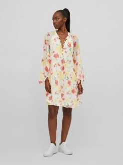 Vila Blousejurken Blousejurk Falia Dames Wit -Vila 68912b5c9a1d156c9cc7eb41dd7a04e9