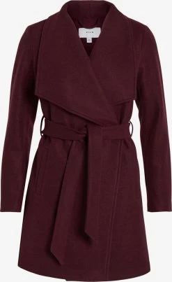 Vila Tussenmantels Tussenmantel Dames Karmijnrood