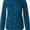 Vila Spijkerblouses Blouse VIBISTA Dames Marine