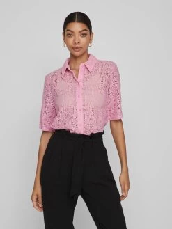 Vila Kanten Blouses Blouse Begena Dames Rosa 9 Vila Kanten Blouses Blouse Begena Dames Rosa -Vila 6ad2e682ec6507a1ba0f47b371651212