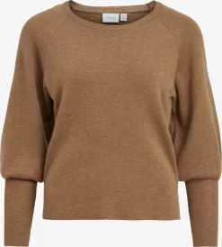 Vila Basic Truien Trui Marla Dames Lichtbruin