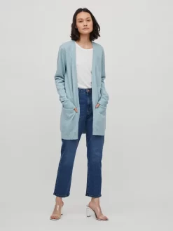 Vila Vesten Gebreid Vest Ril Dames Blauw -Vila 6b58e2b30a9ba2b0d07ce965f5f0afac scaled