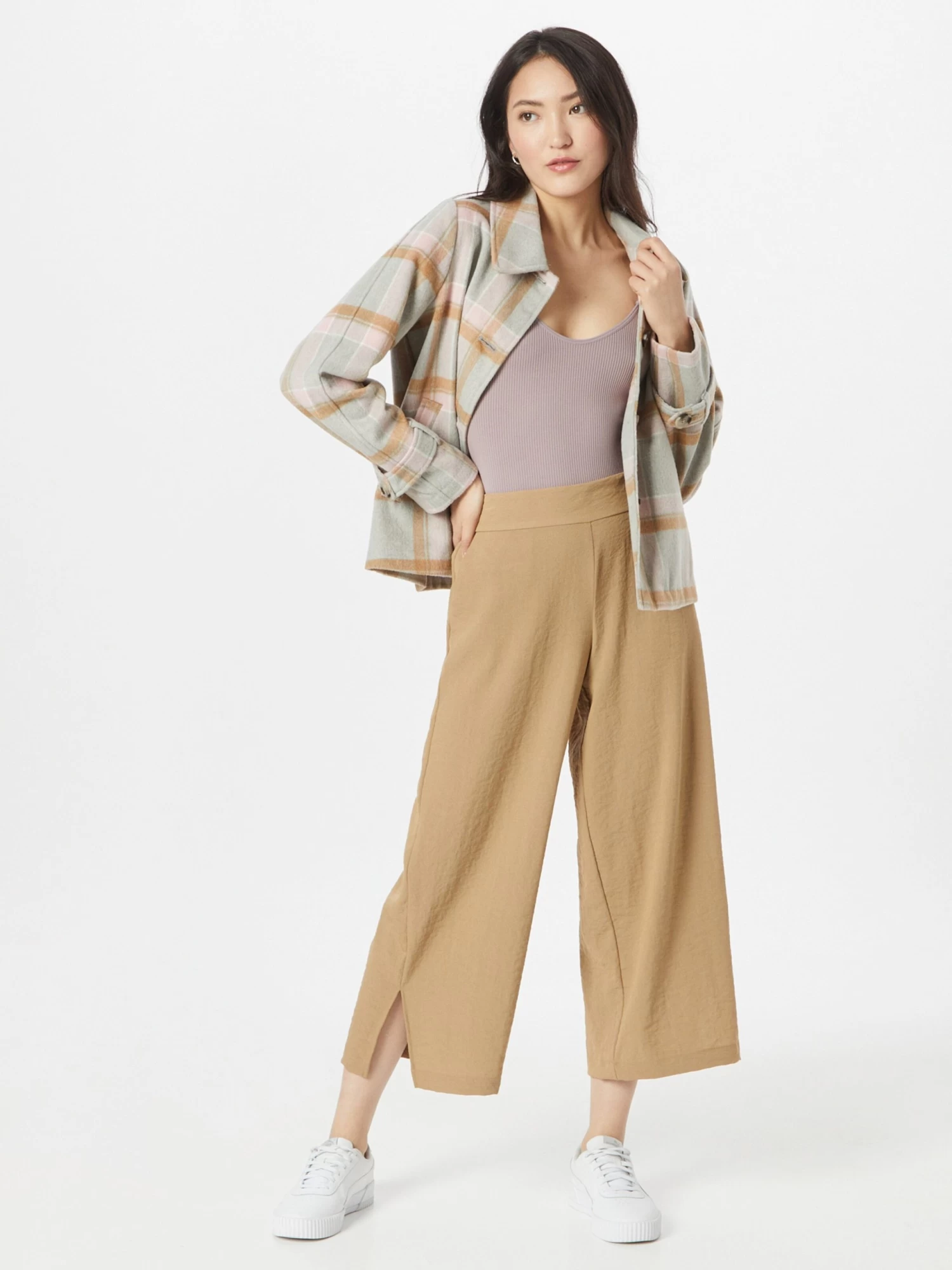 Vila Pantalons Wide Leg Broek LINEA Dames Lichtbeige 5 Vila Pantalons Wide Leg Broek LINEA Dames Lichtbeige - Afbeelding 5