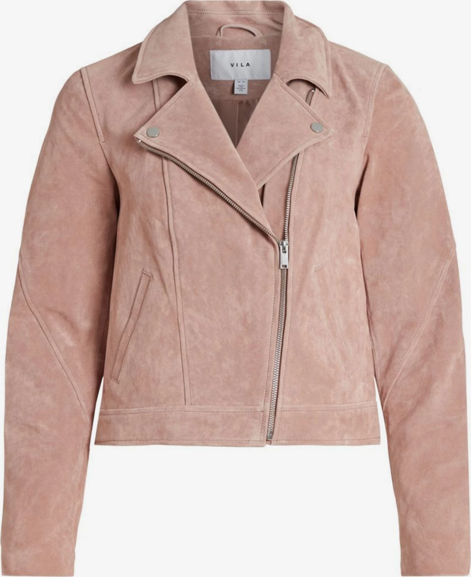 Vila Leren Jassen Tussenjas Dames Bruin 1 Vila Leren Jassen Tussenjas Dames Bruin