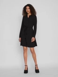 Vila Blousejurken Blousejurk Paya Dames Zwart -Vila 6c034db039d6bad9e3bc8d8656443b27