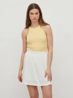 Vila Spaghetti Tops Top Athalia Dames Lichtgeel -Vila 6c0b4bb55ff7bb90d5ba73ac316bb48e