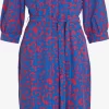 Vila Midi Jurken Jurk Dames Blauw