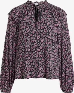 Vila Blouseshirts Blouse Linus Nua Dames Zwart