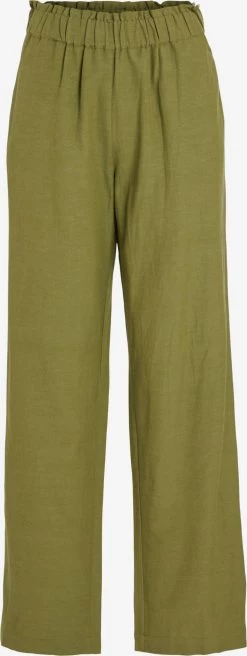 Vila Pantalons Regular Broek Prisilla Dames Olijfgroen