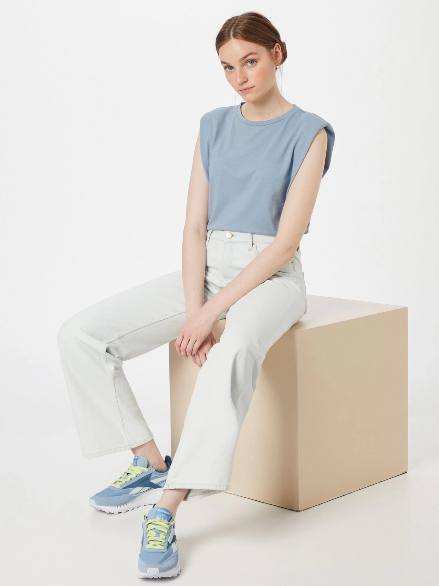 Vila T-shirts Shirt DREAMERS Dames Smoky Blue 5 Vila T-shirts Shirt DREAMERS Dames Smoky Blue - Afbeelding 5