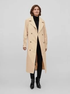 Vila Trenchcoats Tussenmantel Mersin Dames Sand -Vila 6da518f7af68282873b706b23e67689c