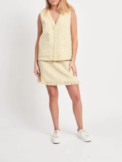 Vila Mini Rokken Rok Ceyla Dames Lichtgeel -Vila 6e422bf202e0bfe1a904874e33a5e0a0