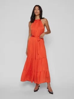 Vila Maxi Jurken Jurk Layla Dames Donkeroranje 9 Vila Maxi Jurken Jurk Layla Dames Donkeroranje -Vila 6e489389ab39c81e863a990d62716f3a scaled