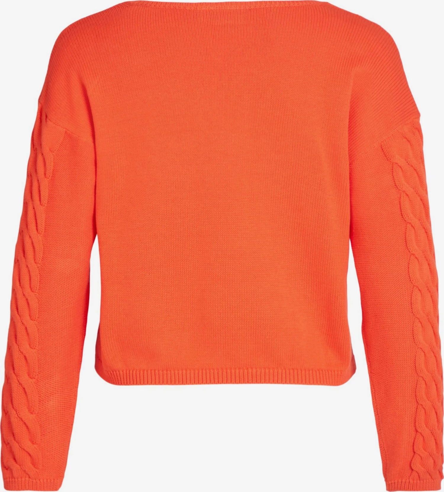 Vila Basic Truien Trui CHAO Dames Oranje 2 Vila Basic Truien Trui CHAO Dames Oranje - Afbeelding 2
