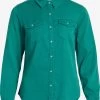 Vila Spijkerblouses Blouse BISTA Dames Groen