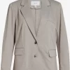 Vila Klassieke Blazers Blazers Amiri Dames Grijs Gemêleerd