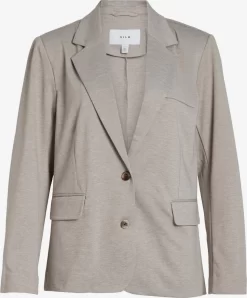 Vila Klassieke Blazers Blazers Amiri Dames Grijs Gemêleerd
