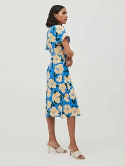 Vila Midi Jurken Jurk Dames Blauw / Geel 10 Vila Midi Jurken Jurk Dames Blauw / Geel -Vila 6fbf86f4caa60ad4c6a610fde3df459f scaled