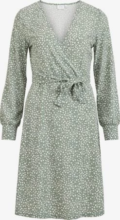 Vila Mini Jurken Jurk Floni Dames Kaki