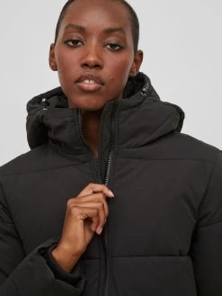 Vila Wintermantels Wintermantel Dames Zwart -Vila 70a787fb4aa749ed92f0034eb8fdaa90