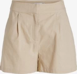 Vila Shorts Regular Bandplooibroek Prina Dames Sand
