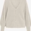 Vila Vesten Gebreid Vest Dames Beige